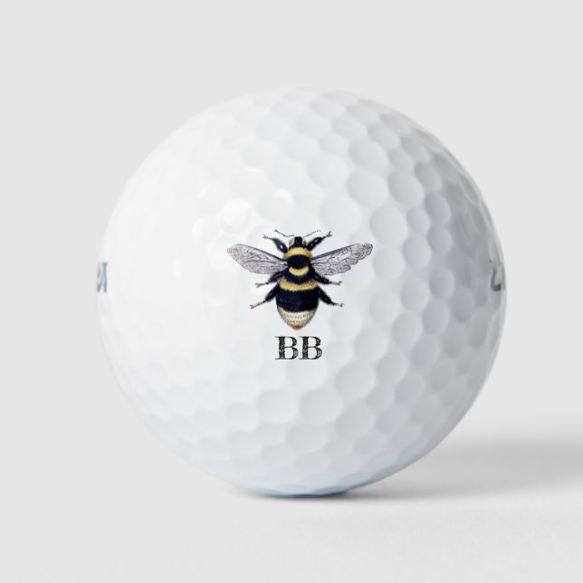 Rett der Bienen Golfball (Vorderseite)