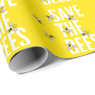 Rett der Bienen-HONEYCOMB-Honigtopf Geschenkpapier