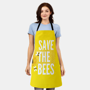 Rett der Bienen-HONEYCOMB-Honigtopf Schürze
