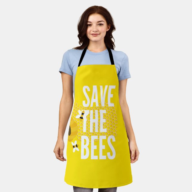 Rett der Bienen-HONEYCOMB-Honigtopf Schürze (Getragen)