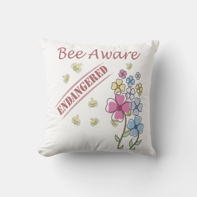 Rett der Bienen Kissen (Vorderseite)