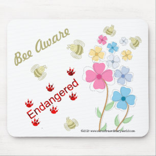 Rett der Bienen Mousepad