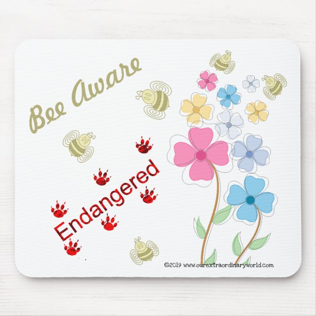 Rett der Bienen Mousepad (Vorne)