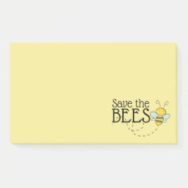 Rett der Bienen-Nachhinweise Post-it Klebezettel
