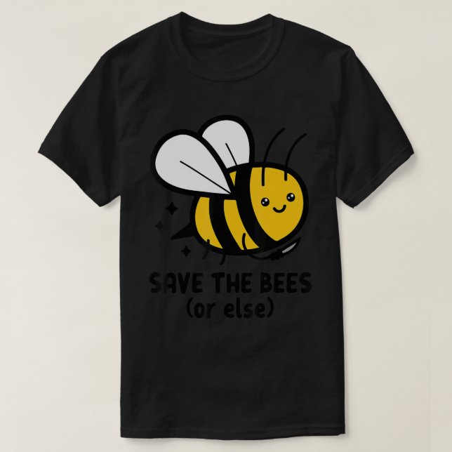 Rett der Bienen oder anderen Messer Natur Tiere T  T-Shirt (Design vorne)