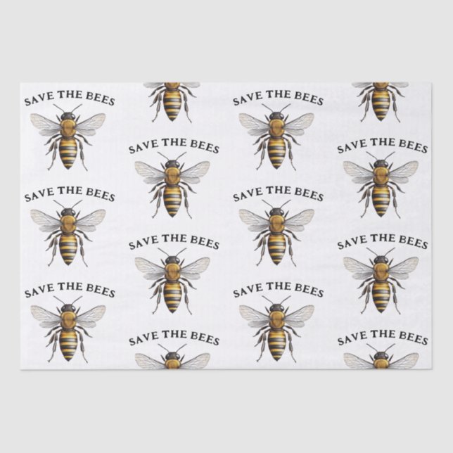 Rett der Bienen Seidenpapier (Vorderseite)