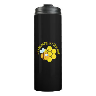 Rett der Bienen-Slogan Quotes Sensibilisierungsges Thermosbecher