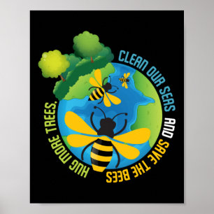 Rett der Bienen - Tag des Umweltschutzes Poster