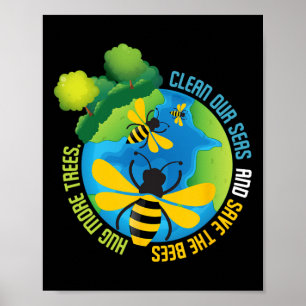Rett der Bienen - Tag des Umweltschutzes Poster