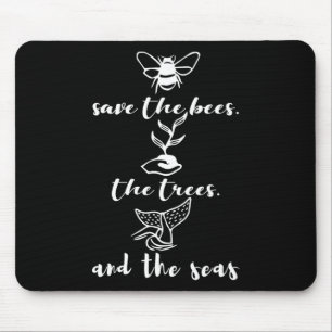 Rett der Bienen und der Meeresumwelt Mousepad
