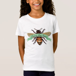 Rett der Bienenschutzumwelt T-Shirt