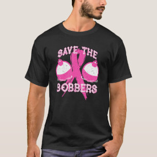 Rett der Bobbers Breast Cancer Awareness Fishing L T-Shirt
