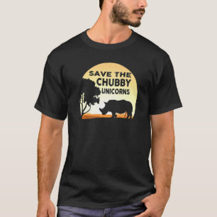 Rett der Chubby Unicorns Fat Rhino T-Shirt
