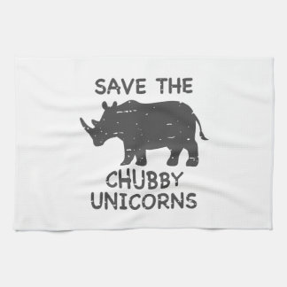 Rett der Chubby-Unikorne - Wählen Sie die Hintergr Geschirrtuch