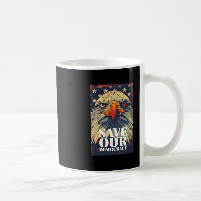 Rett der Demokratie Kaffeetasse (Rechts)
