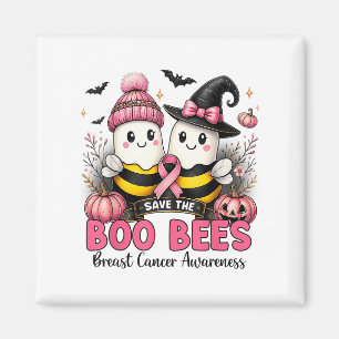 Rett der Ees Boo Bees Breast Cancer Halloween Wome Magnet