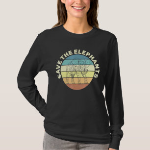 Rett der Elefanten-Liebe Tiere T-Shirt