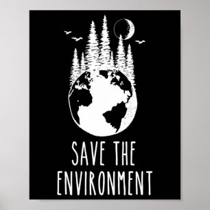 Rett der "Environment Earth Day Nature Wildlife Co Poster