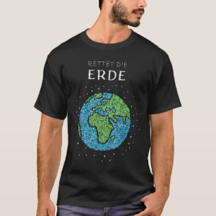 Rett der globalen Klippe für den Umweltschutz T-Shirt