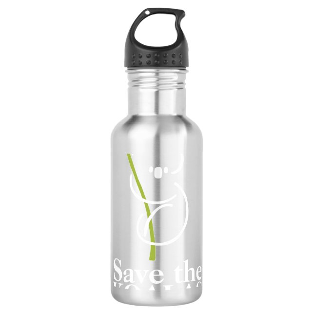 Rett der Koalas-Wasserflasche Edelstahlflasche (Vorderseite)
