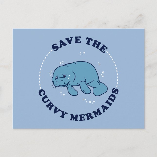 Rett der kurven Mermaids Postkarte (Vorderseite)