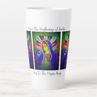 Rett der Leiden Indiens Latte Tasse