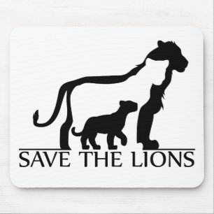 Rett der Löwen Mousepad