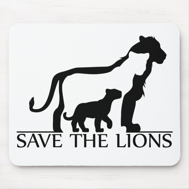 Rett der Löwen Mousepad (Vorne)