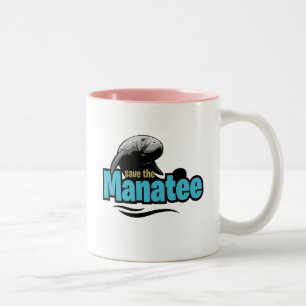 Rett der Manatee-Tasse Zweifarbige Tasse