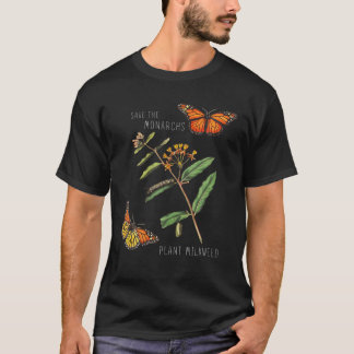 Rett der Monarchen Pflanze ein wenig Milchweh - Vi T-Shirt