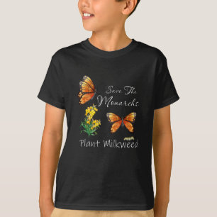 Rett der Monarchen-Pflanze ein wenig Milkweed-Schm T-Shirt