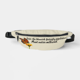 Rett der Monarchschmetterlingspopulation Bauchtasche