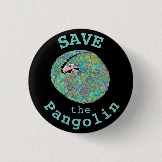Rett der Pangolin Button