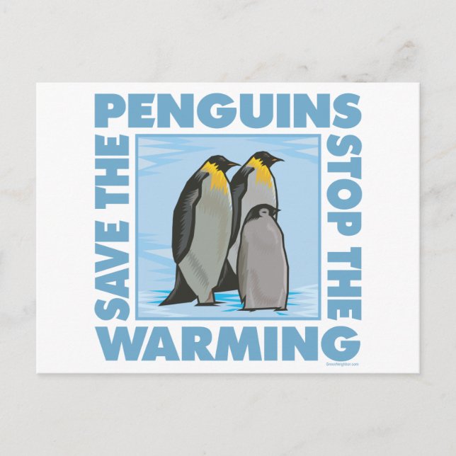 Rett der Pinguine Postkarte (Vorderseite)