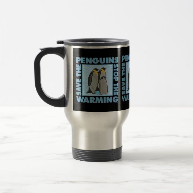 Rett der Pinguine Reisebecher (Links)