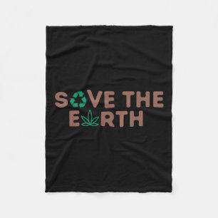 Rett Der Planet Erde Recycle die Umwelt der Erde Fleecedecke