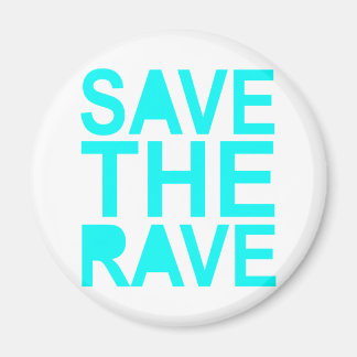 Rett der Rave blauen NU Rave raver UK dance 80er Magnet