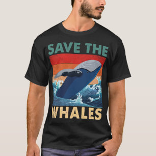 Rett der Rechte der Wale Marine T-Shirt