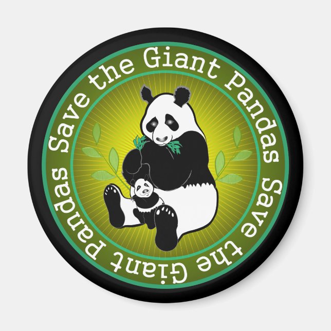 Rett der Riesenpandas Magnet (Vorne)