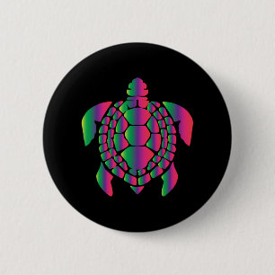 Rett der Schildkröten-Erde-Tag Ozeanküste Säuberun Button
