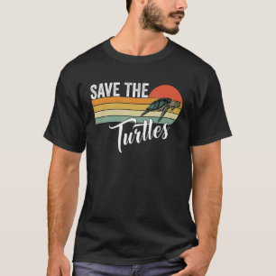 Rett der Schildkröten Tierrechte Meeresschildkröte T-Shirt