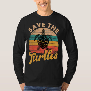 Rett der Schildkröten Tierrechte Meeresschildkröte T-Shirt