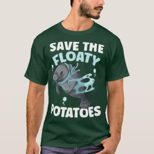 Rett der schwimmenden Kartoffeln Manatee Rescue Ma T-Shirt