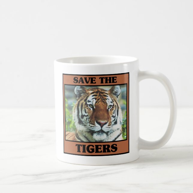 Rett der Tiger Kaffeetasse (Rechts)