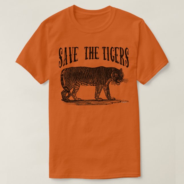 RETT DER TIGERE T-Shirt (Design vorne)