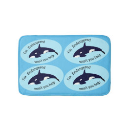 Rett der Wale Badematte