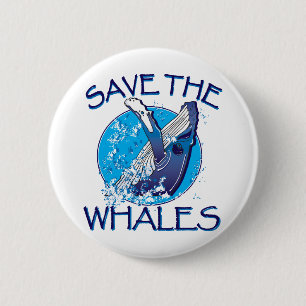 Rett der Wale Button