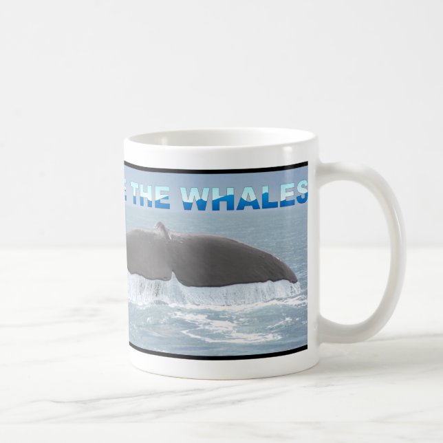 Rett der Wale Kaffeetasse (Rechts)
