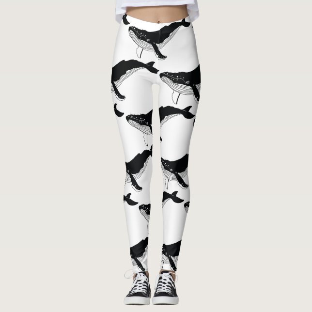 Rett der Wale Leggings (Vorderseite)
