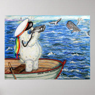 Rett der Wale Poster